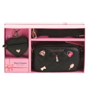 🖤🔹️Juicy Couture 🔹️liquorice Girls Only Crossbody Bag Box  Set